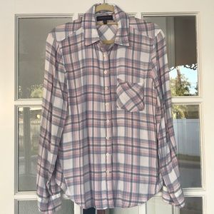 Aeropostale plaid button up top